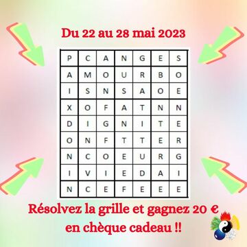 Semaine 3 jeu concours